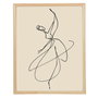 Wallity Pintura Decorativa en Lienzo Enmarcada 70 x 95 cm
